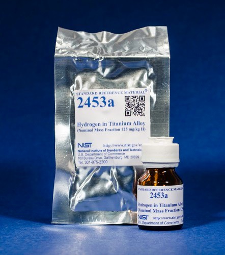 SRM 2453a  鈦合金中的氫(標(biāo)稱質(zhì)量分數(shù)125 mg/kg H)標(biāo)準品