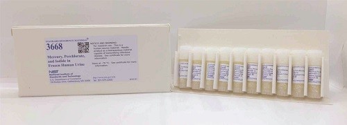 SRM 3668  冷凍人尿中的汞、高氯酸鹽和碘化物標(biāo)準(zhǔn)品