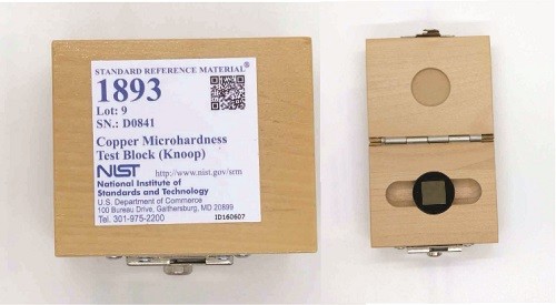SRM 1893 銅顯微硬度測(cè)試塊(Knoop)標(biāo)準(zhǔn)品